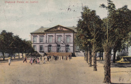 Delcampe - LUXEMBOURG - DIEKIRCH - Palais De Justice - 1913 - Bahnpost Vianden-Diekirch - En Couleur - Diekirch