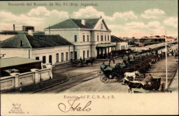 Delcampe - CPA Santa Fé Argentinien, Bahnhof - Argentinien