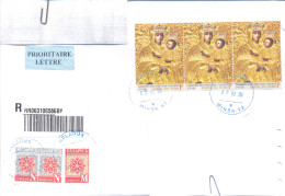 Delcampe - 2026. Belarus,  The Icon,, The Letter Sent By Registered Prioritaire Post To Moldova - Wit-Rusland