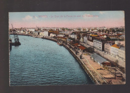 Delcampe - 44 - Nantes - Le Quai De La Fosse En Aval Du Transbordeur - Couleurs - Non Circulée - Nantes