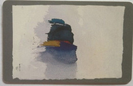 Delcampe - Luxembourg P&T50  SC-07 - Art Contemporain - R. Bertemes " Aquarelle " - Luxemburg