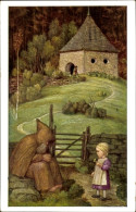 Delcampe - Artiste CPA Schiestl, Matthäus, Der Einsiedler Und Das Kind - Sonstige & Ohne Zuordnung