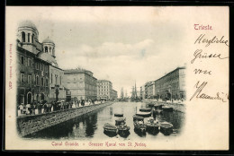 Delcampe - Cartolina Trieste, Canal Grande - Trieste