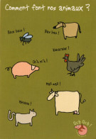 Delcampe - CPM - C - BRETAGNE - HUMOUR - COMMENT FONT NOS ANIMAUX ? ABEILLE - CHIEN - COCHON - POULE  - - Bretagne