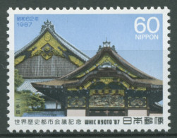 Delcampe - Japan 1987 Weltkonferenz Für Historische Städte Schloss Nijo 1761 Postfrisch - Unused Stamps