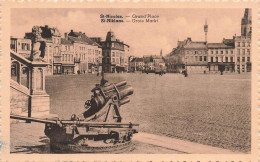 Delcampe - [-15%] BELGIQUE - St Nicolas - Grand Place - PIB - Animé - Place Publique - Pavé - Monument - Carte Postale Ancienne - Sint-Niklaas