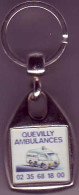 Delcampe - (Divers). 4 Porte Clefs. Renault Annoeulin Et Poligny 39, Nissan Rouen, Quevilly Ambulance - Schlüsselanhänger