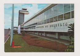Delcampe - Brazil Brasilia International Airport Front View, Vintage Photo Postcard RPPc /82603 - Aerodrome