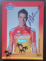 Delcampe - Autographe Alessandro Vanotti Domina Vacanze 2005 - Cyclisme