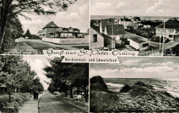 Delcampe - St Peter-Ording Kur Hotel Hamburg Badallee Brandung Duenen Im Bad - St. Peter-Ording