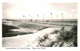 Delcampe - St Peter-Ording Buehne Und Bruecke - St. Peter-Ording