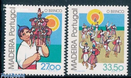 Delcampe - Madeira 1982 Folklore 2v, Mint NH, Performance Art - Various - Dance & Ballet - Music - Folklore - Tanz