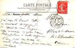 Delcampe - CP - Belle Oblitération - Charenton Le Pont 1911 - La Richardais - Sur Belle Carte Postale - Sonstige & Ohne Zuordnung