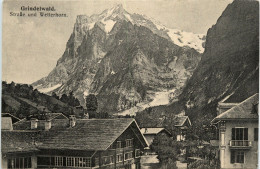 Delcampe - Grindelwald - Strasse Und Wetterhorn - Grindelwald