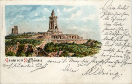 Delcampe - Gruss Vom Kyffhäuser - Litho - Kyffhaeuser
