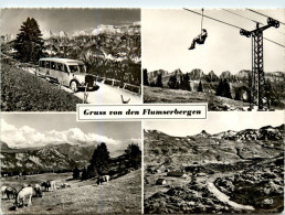 Delcampe - Gruss Von Den Flumserbergen - Postbus - Flums