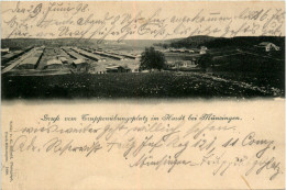 Delcampe - Gruss Vom Truppenübungsplatz Im Haardt Bei Münsingen - Münsingen