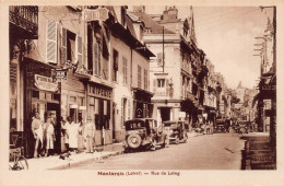 Delcampe - Carte Postale [45]  Montargis  Rue Du Loing   Très  Beau Plan - Montargis