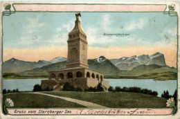 Delcampe - Starnberger See - Leoni - Bismarck Denkmal - Starnberg