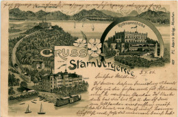 Delcampe - Gruss Vom Starnberger See - Litho - Starnberg