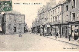 Delcampe - CARENTAN - Mairie Et Rue Du Château - Très Bon état - Carentan