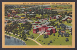 Delcampe - Postcard, United States, Hampton VA, Veterans' Administrative Facility - Hampton