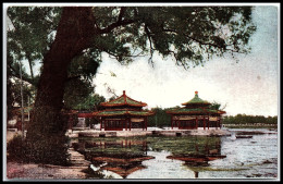 Delcampe - Five Dragon Pavilions Beihai Park Beijing China 1952 Vintage Postcard K005 - China