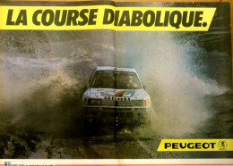 Delcampe - Publicité Papier  VOITURE PEUGEOT 205 RALLYE Année 1986 TLG - 2 Pages - Pubblicitari