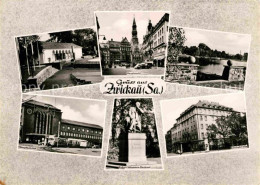 Delcampe - Zwickau Sachsen Freilichtbuehne Hauptmarkt Schwanenteich Bahnhofstrasse Robert S - Zwickau