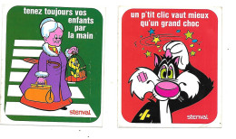 Delcampe - EN37 - AUTOCOLLANTS STENVAL - TITI ET GROS MINET - Autocollants