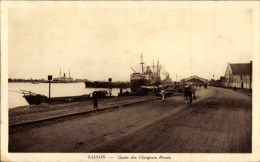 Delcampe - CPA Saigon Cochinchina Vietnam, Quais Des Chargeurs Reunis - Vietnam