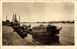 Delcampe - CPA Saigon Cochinchina Vietnam, Der Fluss - Vietnam