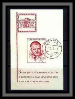 Delcampe - 029 Tchécoslovaquie (Czechoslovakia) Bloc N°12 Gottwald Cote 8 Euros - Blocks & Kleinbögen