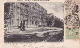 Delcampe - PORTUGAL - Lisboa - Um Lago Na Avenida Da Liberdade 1902 - Madrid