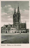 Delcampe - Stendal Rathaus Mit Marienkirche - Stendal