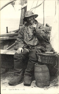 Delcampe - CPA Type De Marin Peche Pecheur - Fischerei