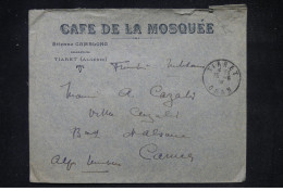 Delcampe - FRANCE / ALGERIE - Enveloppe Commerciale De Tiaret Pour Cannes En 1915 Sans Affranchissement - L 177412 - 1877-1920: Semi-Moderne