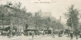 Delcampe - C. P. A. Demie : 75 : PARIS 01 : Halles Centrales, Belle Animation, Timbre En 1904 - Paris (01)