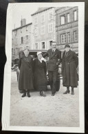 Delcampe - St Flour Hôtel De La Poste Voiture Deux Couples Photo Originale Snapshot Circa 1935 - Saint Flour