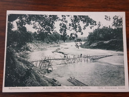 Delcampe - CPA - Asie - Indochine Viêt Nam - Laos - Luang Prabang - Pont De Bambous Sur La Rivière Nam Khan - SUP - 1910 - (JG 50) - Laos