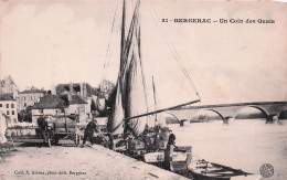 Delcampe - Bergerac - Un Coin Des Quais - CPA°W - Bergerac