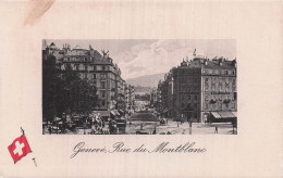 Delcampe - SUISSE GENEVE RUE DU MONT BLANC - Sonstige & Ohne Zuordnung