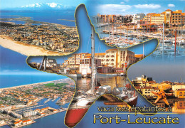 Delcampe - 11 PORT LEUCATE Multivue En étoile De Mer (Scan R/V) N° 34 \MR8076 - Leucate