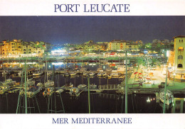 Delcampe - 11 PORT LEUCATE Le Port Vu De Nuit (Scan R/V) N° 31 \MR8076 - Leucate