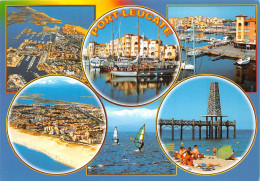 Delcampe - 11 PORT LEUCATE Multivue De La Station (Scan R/V) N° 23 \MR8076 - Leucate