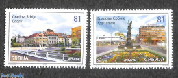 Delcampe - Serbia 2020 Cities 2v, Mint NH - Serbie
