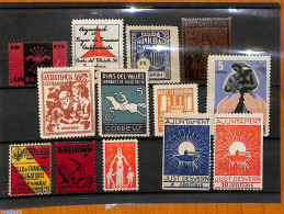 Delcampe - United States Of America 1900 Lot Of Commemorative Or Advertising Seals, Mint NH, ... - Neufs