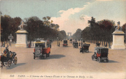 Delcampe - 75-PARIS AVENUE DES CHAMPS ELYSEES ET LES CHEVAUX MARLY-N°T1059-G/0131 - Champs-Elysées