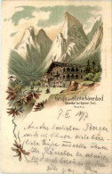 Delcampe - Gruss Aus Hinterbärenbad - Litho - Kufstein