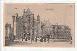 Delcampe - CP POLOGNE POSEN König Akademie - Polen